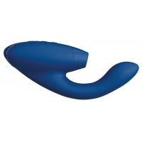 Womanizer Duo 2 - vízálló G-pont vibrátor és csiklóizgató (kék) 69803 termék bemutató kép