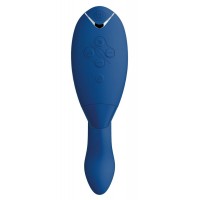Womanizer Duo 2 - vízálló G-pont vibrátor és csiklóizgató (kék) 69806 termék bemutató kép