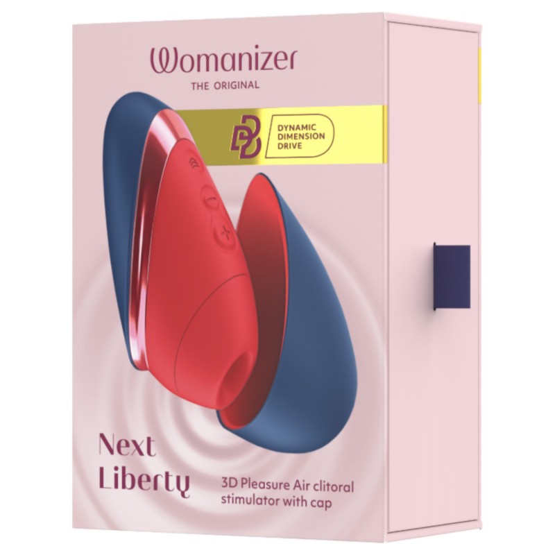 Womanizer Next Liberty - léghullámos csiklóizgató (kék) 149581 termék bemutató kép