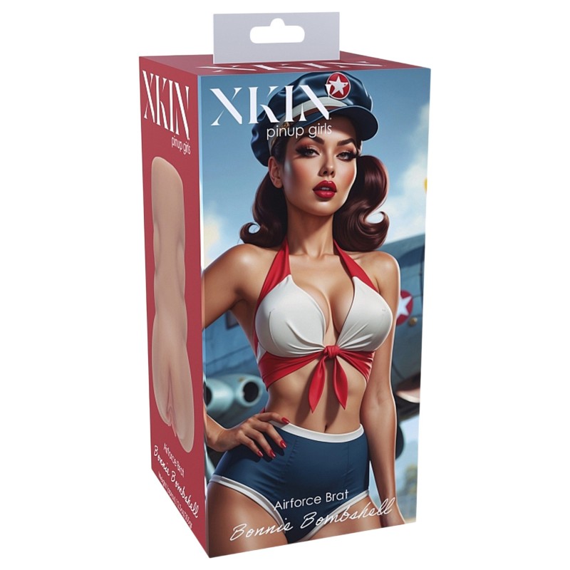 XKIN Bonnie Bombshell - élethű műpunci maszturbátor (natúr) 137586 termék bemutató kép