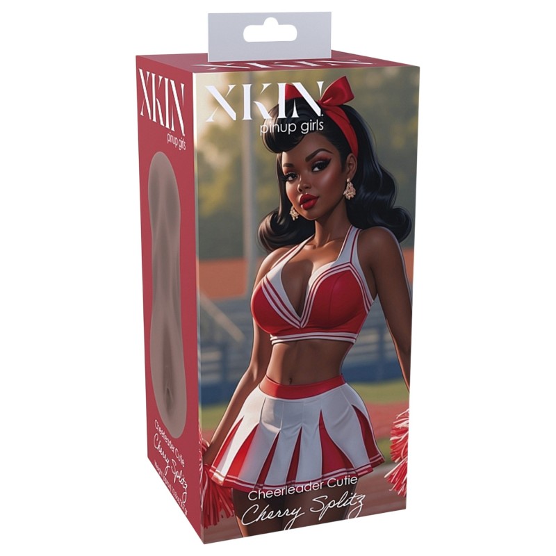 XKIN Cheerleader Cherry - élethű műpunci maszturbátor (sötét natúr) 137554 termék bemutató kép