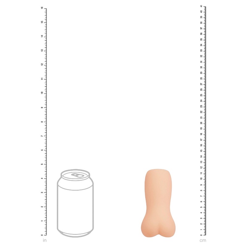 XKIN - élethű műpopsi maszturbátor - M (natúr) 128634 termék bemutató kép