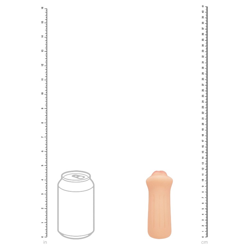 XKIN - élethű műszáj maszturbátor - S (natúr) 128626 termék bemutató kép