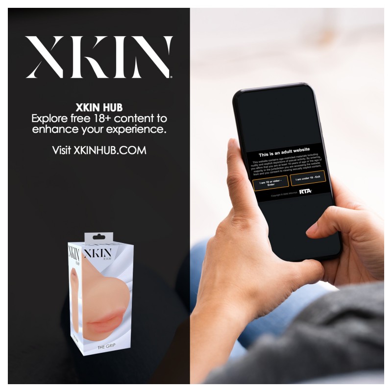 XKIN - élethű műszáj maszturbátor - S (natúr) 128627 termék bemutató kép