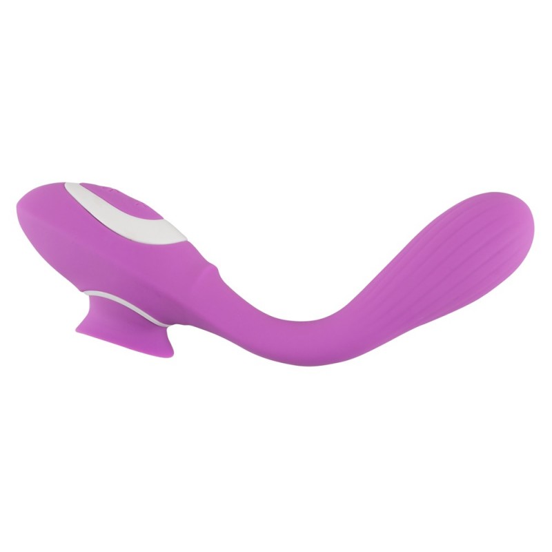 You2Toys 2 Function Vibe - akkus 2in1 vibrátor (lila) 62355 termék bemutató kép