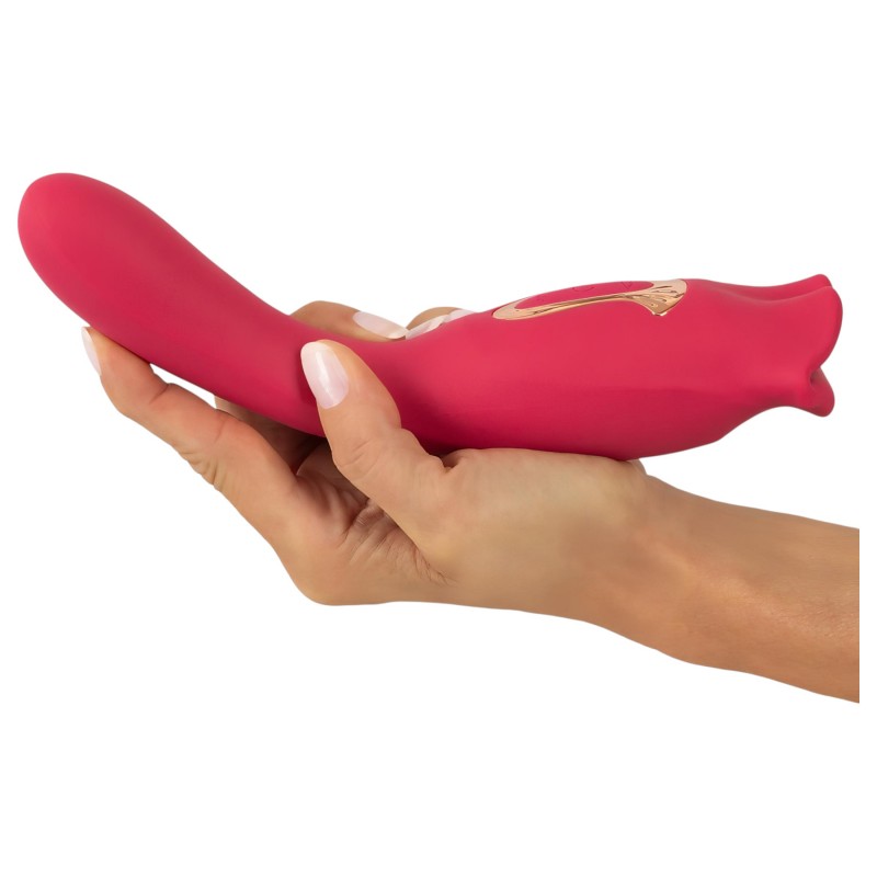 You2Toys - 2in1 nyelves vibrátor (pink) 119017 termék bemutató kép