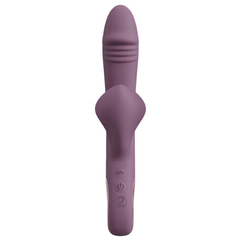 You2Toys - akkus, tripla karos vibrátor (lila) 136917 termék bemutató kép