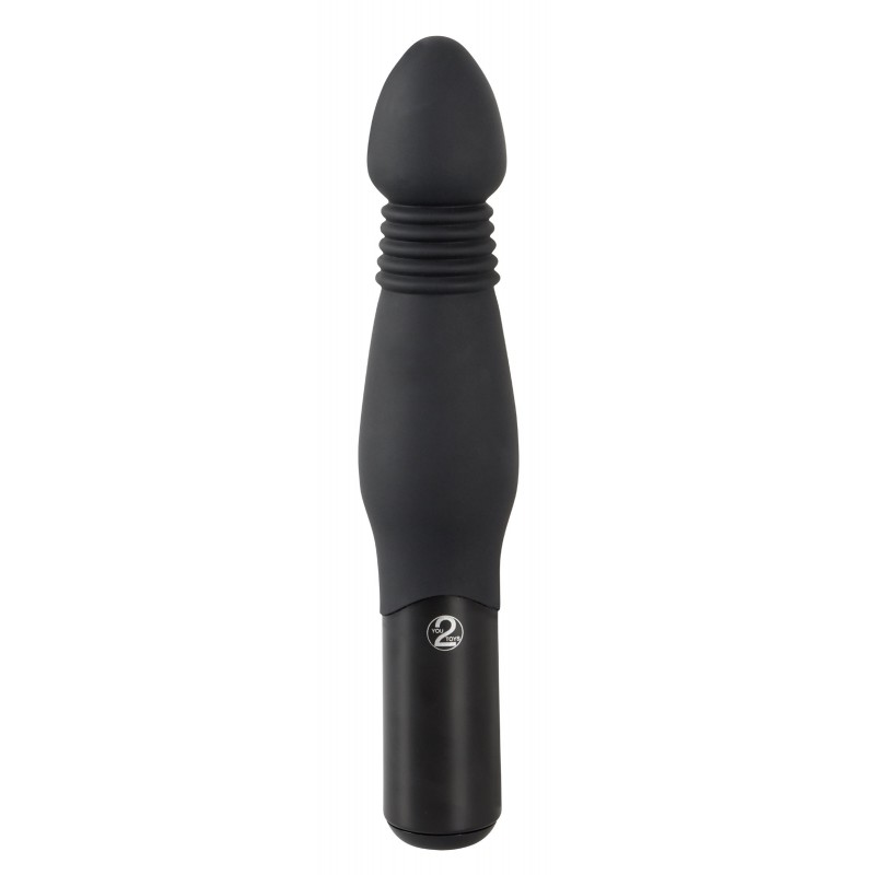 You2Toys - Anal Vibe - lökő, anál vibrátor (fekete) 61756 termék bemutató kép
