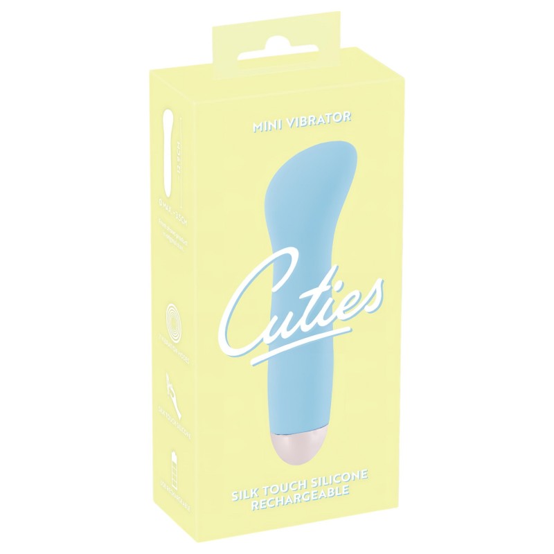 You2Toys - Cuties Mini Blue - akkus, G-pont vibrátor (türkiz) 136562 termék bemutató kép