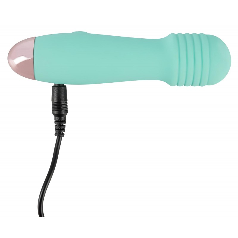 You2Toys - Cuties Mini Wand - akkus, mini masszírozó vibrátor (zöld) 136573 termék bemutató kép