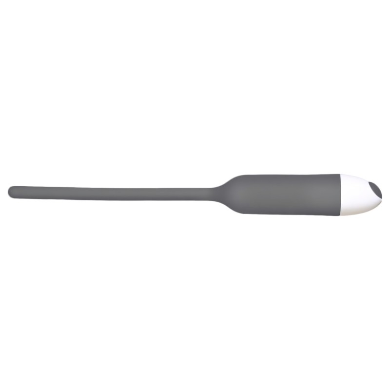 You2Toys - DILATOR - szilikon dilátor vibrációval (szürke, 6 mm) 130165 termék bemutató kép