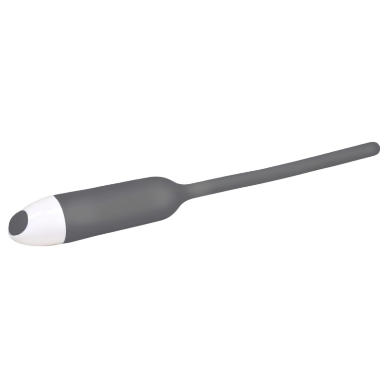 You2Toys - DILATOR - szilikon dilátor vibrációval (szürke, 6 mm) 130166 termék bemutató kép