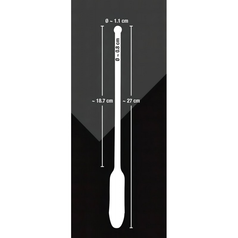 You2Toys DILATOR - szilikon, vibrációs dilátor (fekete, 8-11 mm) 116452 termék bemutató kép