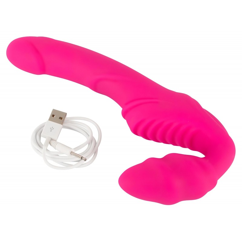 You2Toys - Double2Teaser - felcsatolható vibrátor tartópánt nélkül (pink) 135899 termék bemutató kép