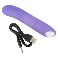 You2Toys - Flashing Mini Vibe - akkus, világító vibrátor (lila) 62333 termék bemutató kép
