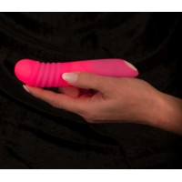 You2Toys - Flashing Mini Vibe - akkus, világító vibrátor (pink) 62208 termék bemutató kép