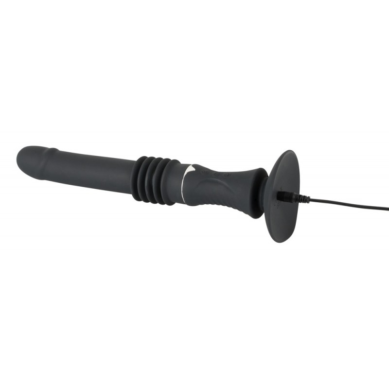 You2Toys Fucking Machine - tapadókorongos lökő vibrátor (fekete) 36219 termék bemutató kép