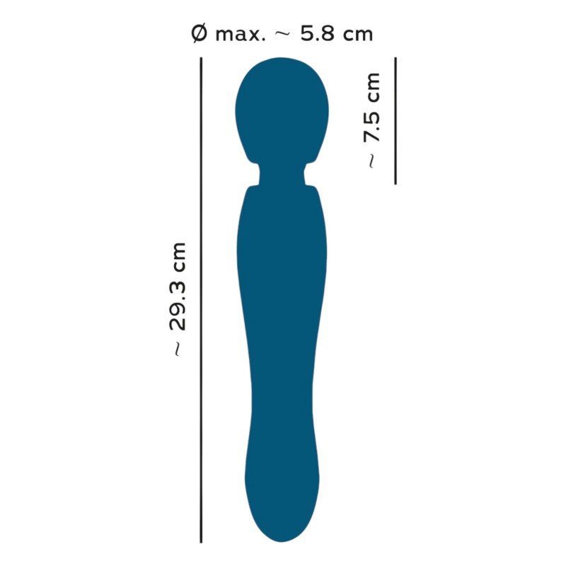 You2Toys Grande - akkus wand masszírozó vibrátor (kék) 97146 termék bemutató kép