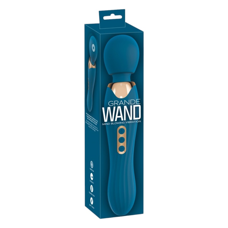 You2Toys Grande - akkus wand masszírozó vibrátor (kék) 97147 termék bemutató kép