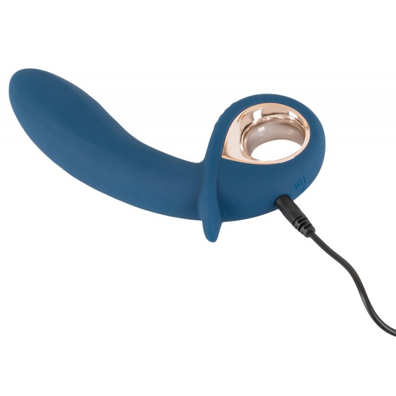 You2Toys - Inflatable Petit - akkus, pumpálható, vízálló vibrátor (kék) 41208 termék bemutató kép