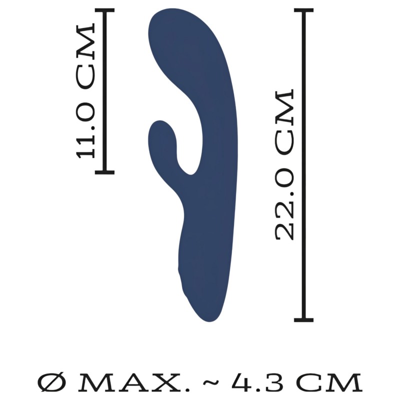 You2Toys Intense - csiklókaros, G-pont vibrátor (fekete) 98244 termék bemutató kép