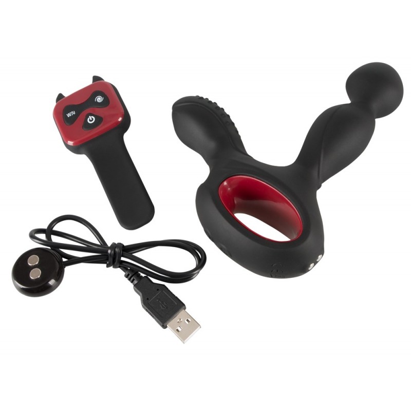 You2Toys Massager - forgó, melegítő prosztata vibrátor (fekete) 61973 termék bemutató kép