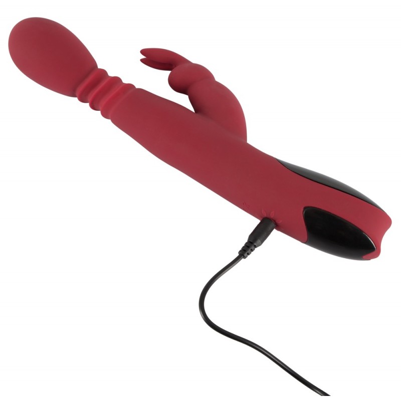 You2Toys Massager - lökő-forgó, melegítő G-pont vibrátor (piros) 80541 termék bemutató kép