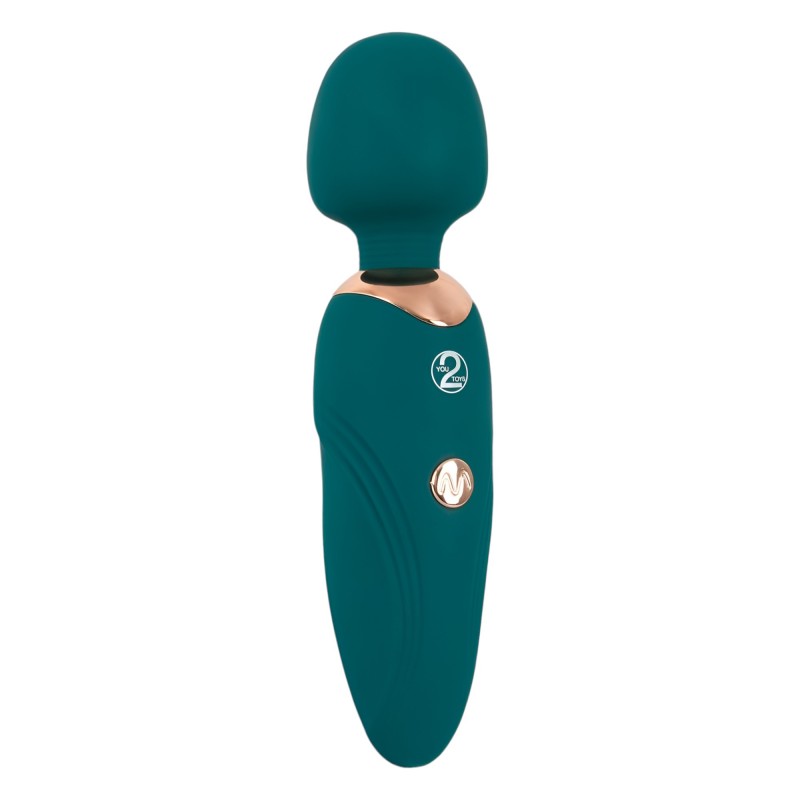 You2Toys Petite - akkus wand masszírozó vibrátor (zöld) 97095 termék bemutató kép