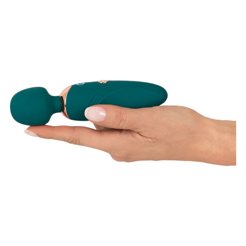 You2Toys Petite - akkus wand masszírozó vibrátor (zöld) 97098 termék bemutató kép