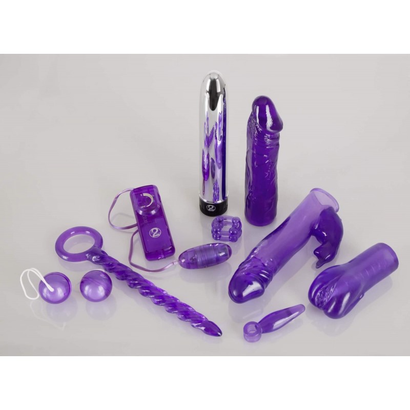 You2Toys - Purple Appetizer - vibrátoros készlet (9 részes) 61146 termék bemutató kép