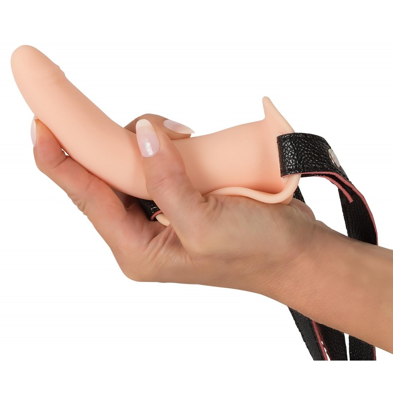 You2Toys - Strap-On - akkus, felcsatolható vibrátor (testszínű) 141354 termék bemutató kép