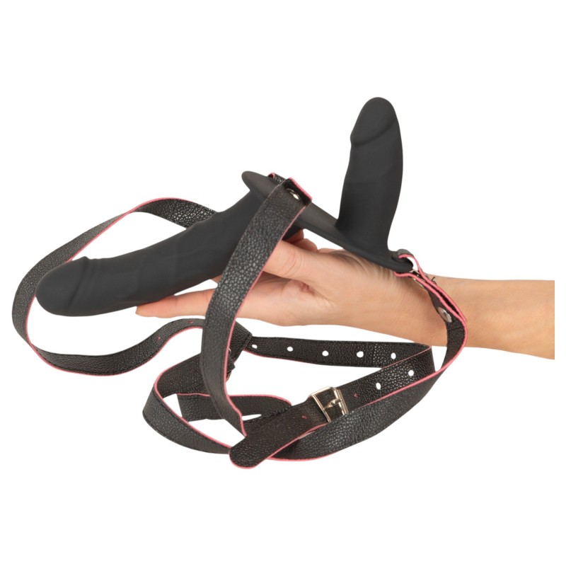 You2Toys - távirányítós dupla felcsatolható vibrátor (fekete) 152137 termék bemutató kép