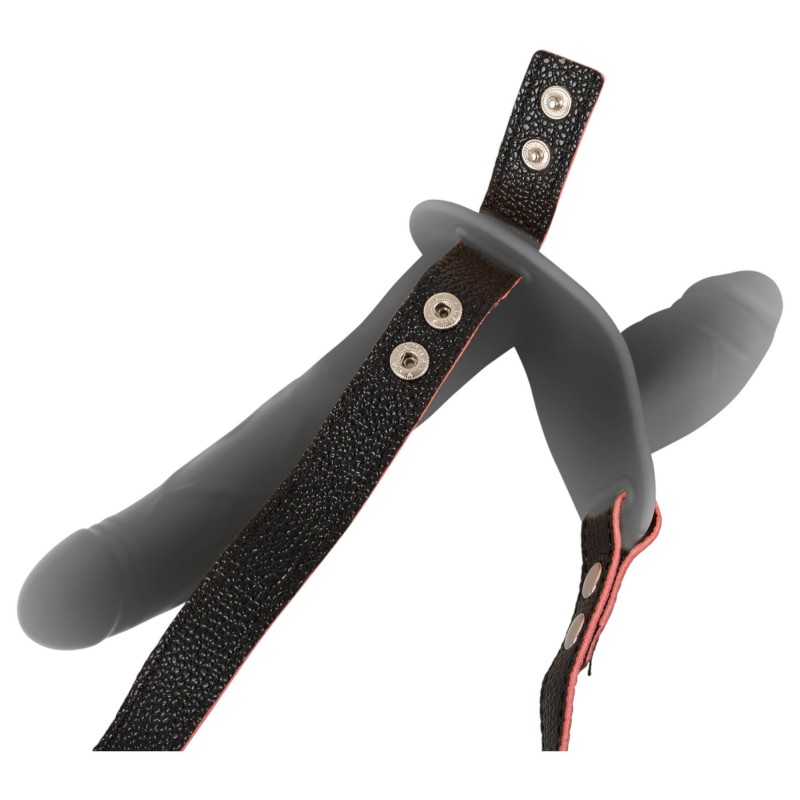 You2Toys - távirányítós dupla felcsatolható vibrátor (fekete) 152127 termék bemutató kép
