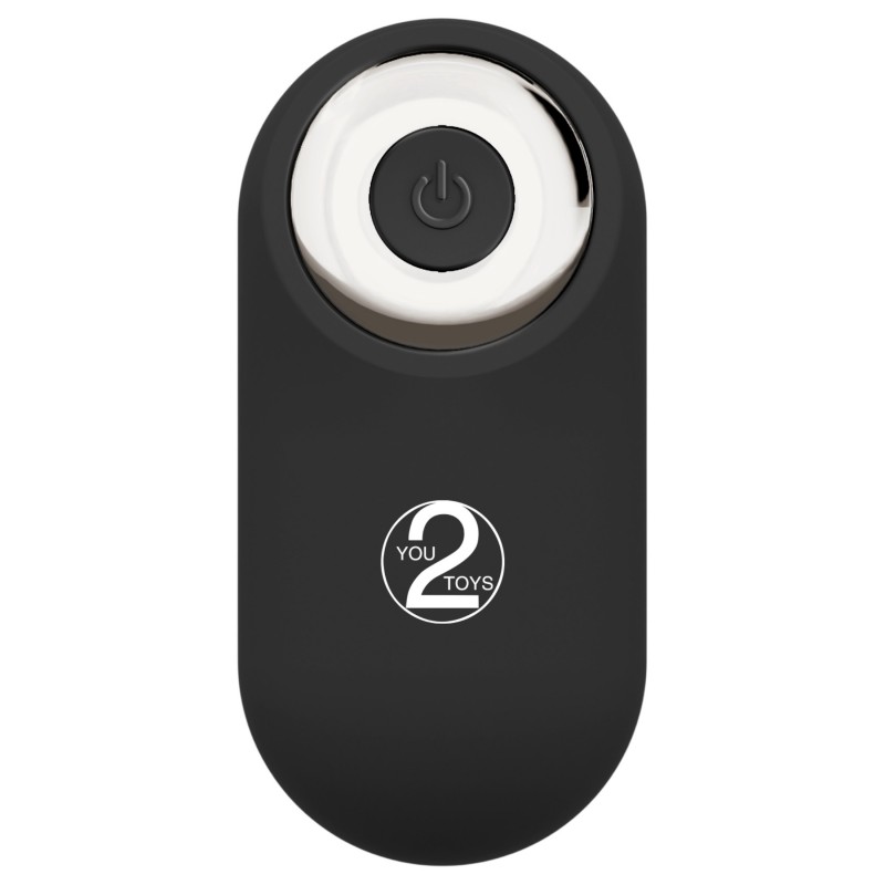 You2Toys - távirányítós dupla felcsatolható vibrátor (fekete) 152133 termék bemutató kép