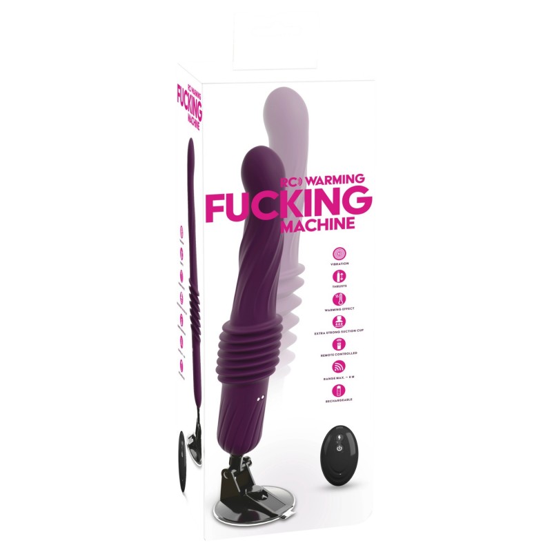You2Toys - távirányítós melegítős lökő vibrátor (lila) 152149 termék bemutató kép