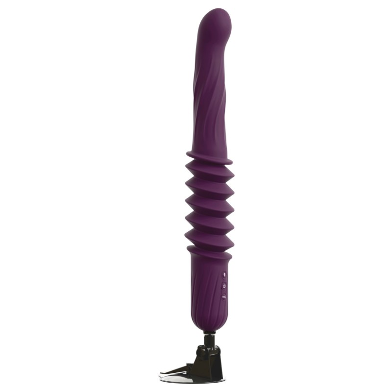 You2Toys - távirányítós melegítős lökő vibrátor (lila) 152157 termék bemutató kép
