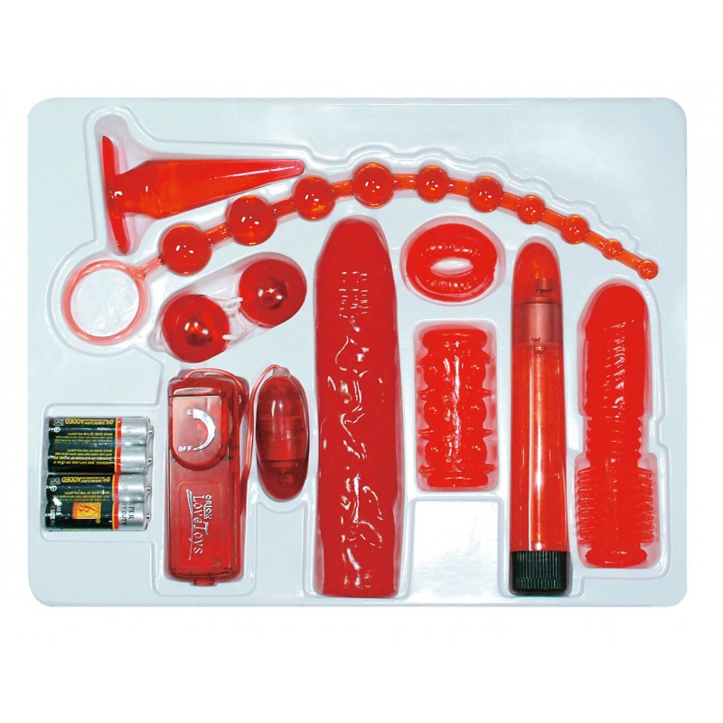 You2Toys - Vörös rózsák - vibrátoros készlet (9 részes) 60545 termék bemutató kép