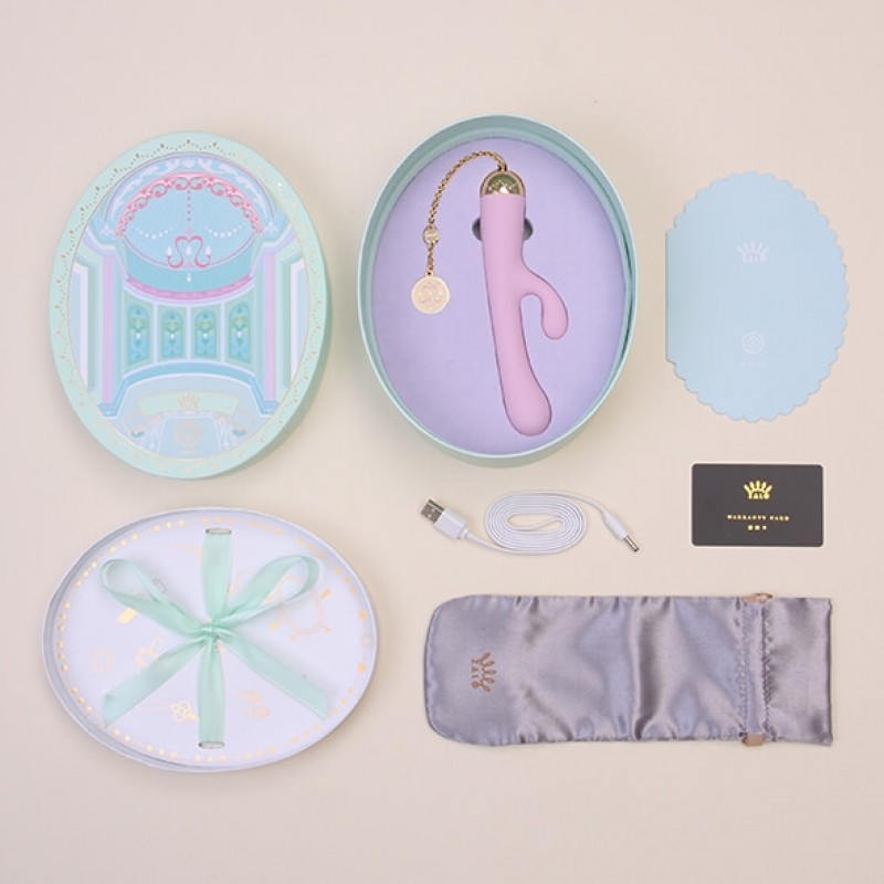 ZALO Ichigo Rabbit - okos luxus vibrátor (lila) 70938 termék bemutató kép