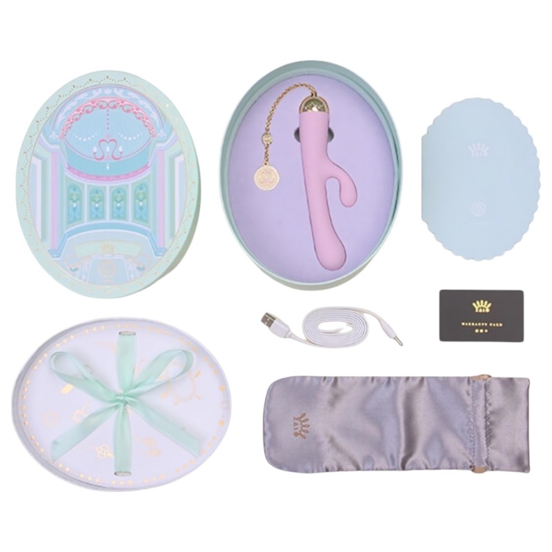 ZALO Ichigo Rabbit - okos luxus vibrátor (lila) 108264 termék bemutató kép