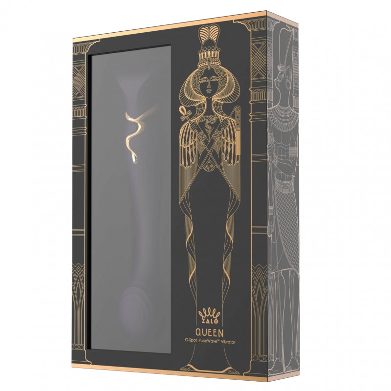 ZALO Queen - léghullámos G-pont- és csikló vibrátor (lila) 31880 termék bemutató kép