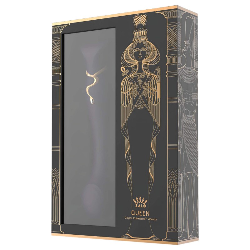 ZALO Queen - léghullámos G-pont- és csikló vibrátor (lila) 117590 termék bemutató kép